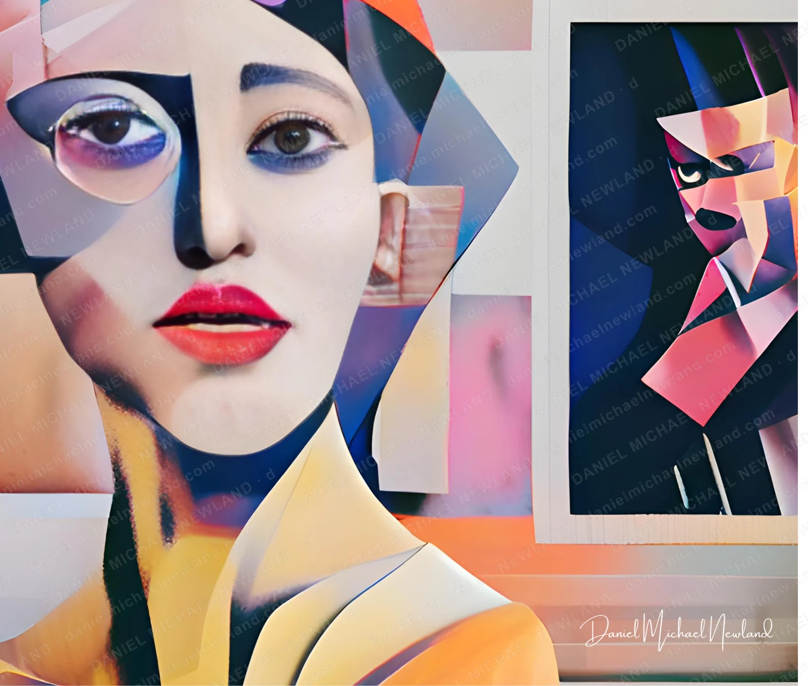 Likeness, Regalia digital cubism artwork by Daniel Michael Newland